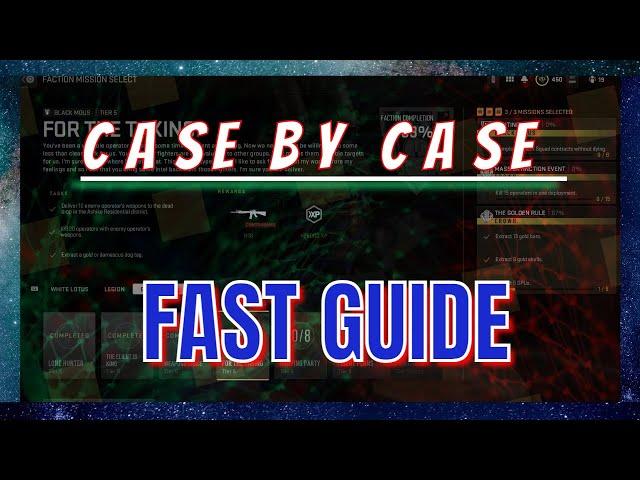 Mw2 Dmz *CASE BY CASE* Fast Guide !! (Black Mous Tier 5 Mission)