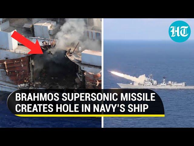 Power of BrahMos: How Supersonic missile created big hole in Indian Navy’s abandoned ship