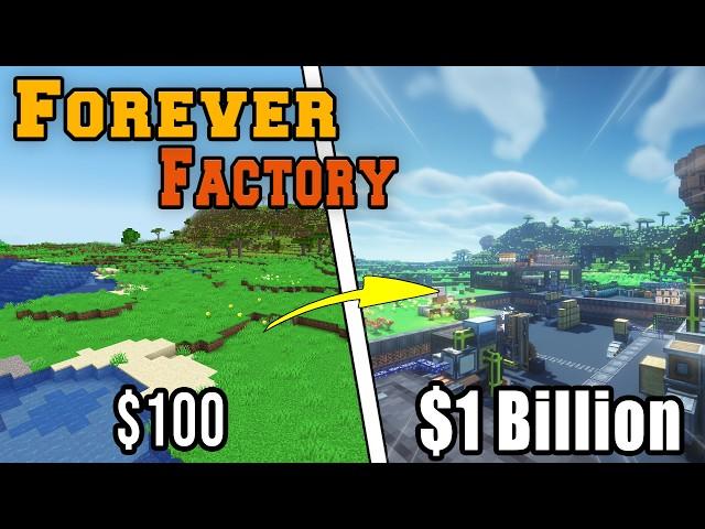 I Built a Factory That Made Me a Billionaire in Forever Factory. 100% Completion