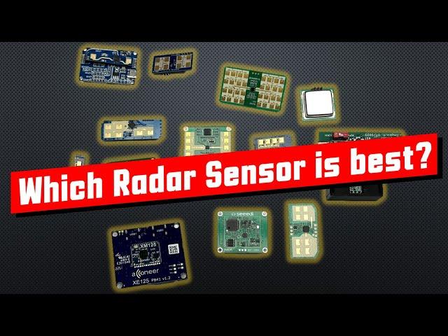 467 Radar Sensors from $3 to over $100: Which one is Best?