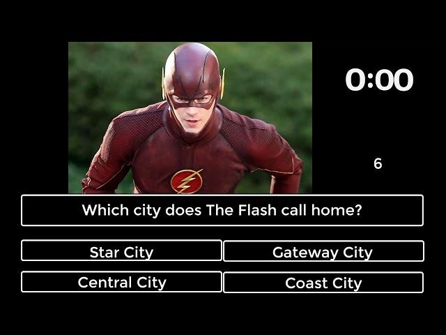 Flash Quiz for the Super Fan  