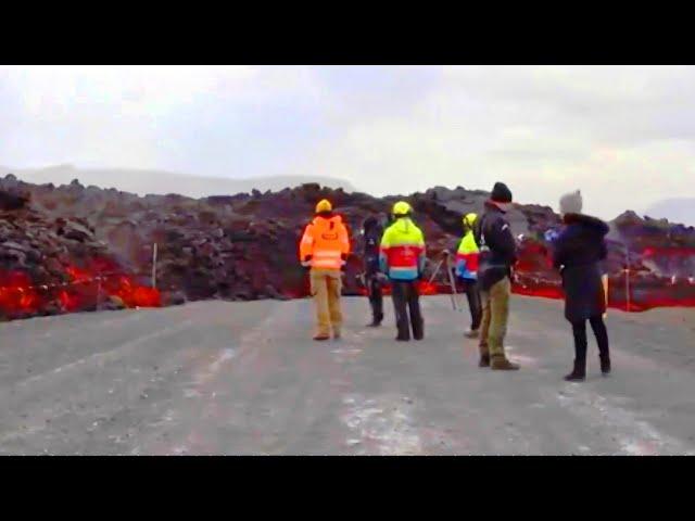 Volcanic lava breaks through barrier in Iceland: It can't be stopped
