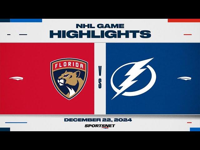 NHL Highlights | Panthers vs. Lightning - December 22, 2024