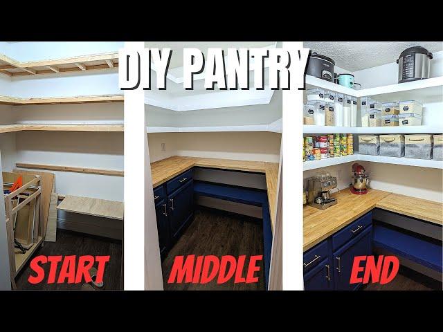 DIY Pantry Makeover | Organize, Modern, Storage, & Ideas