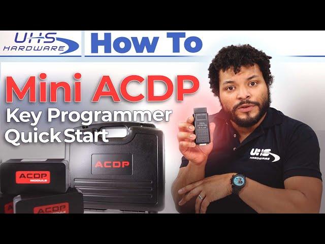 Mini ACDP Key Programmer - Overview & Instructions