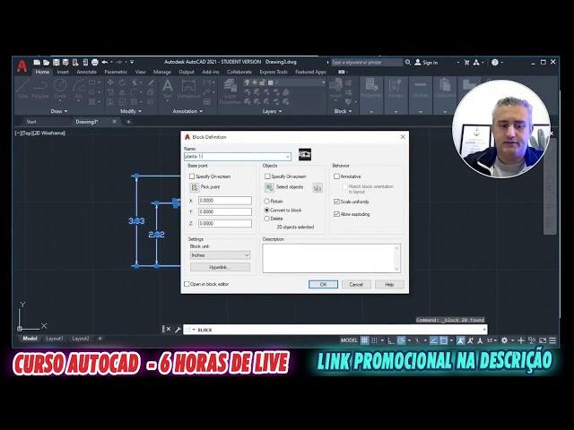 AutoCAD  -  Curso  com varias aulas