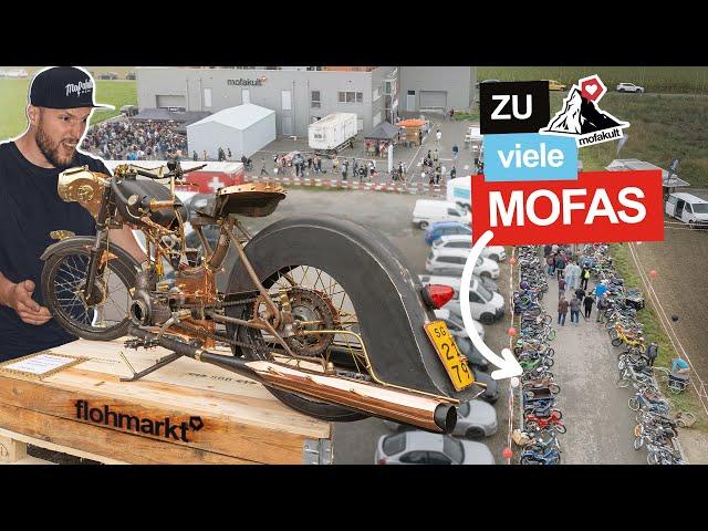 Wilde BURNOUTS & unzählige CUSTOM MOFAS | mofakult Flohmarkt eskaliert