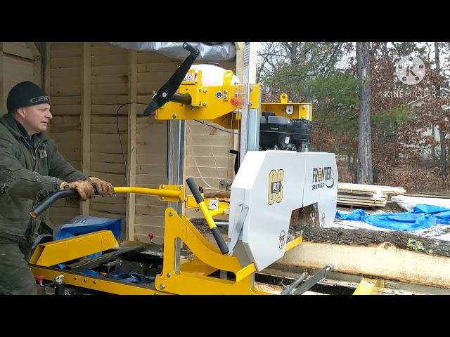 Milling Battens From Poplar on the Frontier OS27