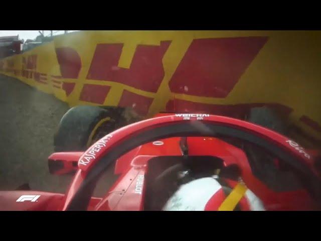 Sebastian Vettel Onboard Crashes & Collisions