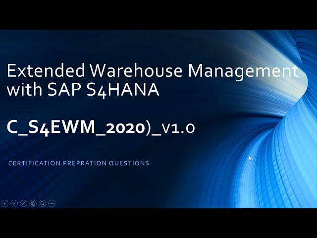 #SAP EWM Certification Preparation Guide #S4EWMS_2020 Dumps