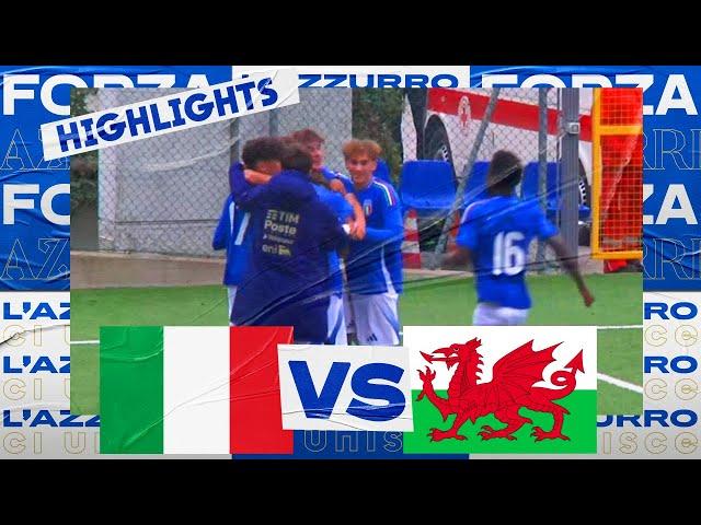 Highlights: Italia-Galles 4-0 | Under 17 | Qualificazione Campionato Europeo