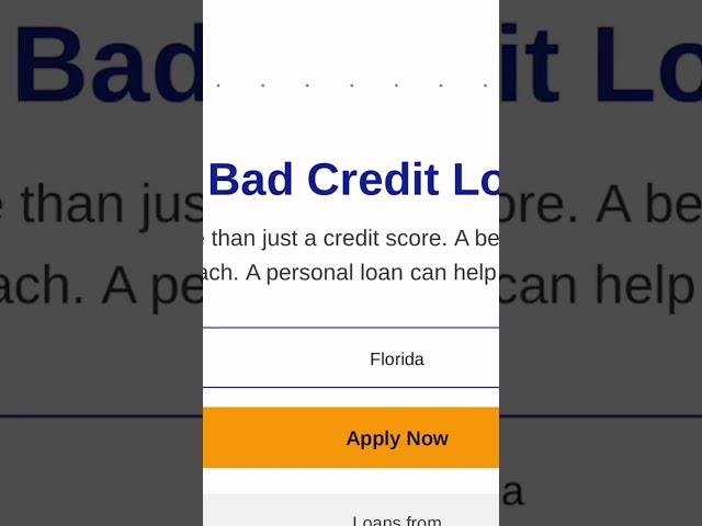 You still can get approved for a loan with Bad Credit  #youtubeshorts #personalloan #needmoney #no