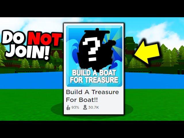 DON'T JOIN this Roblox Build a boat game...