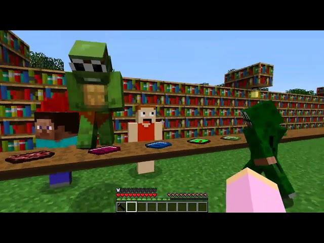 Minecraft School  LITTLE LIZARD IS THE NEW TEACHER! Little  Kelly