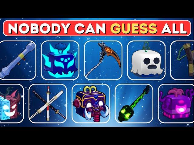 Blox Fruits Quiz HARD ALL Blox Fruits, Guns and Swords in Ultimate Quiz!️