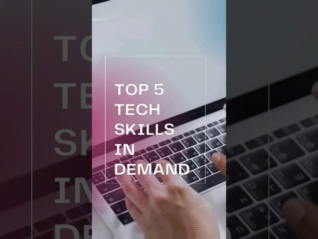 Top 5 Tech Skills in Demand. #tech #skills #technology #career