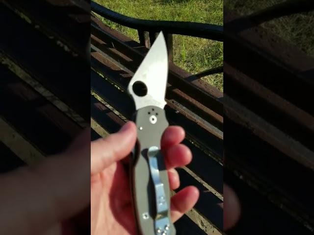 Spyderco Para3 Maxamet demo