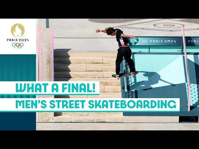 WHAT. A. FINAL.  | Men's Street Skateboarding Final | #Paris2024 Highlights