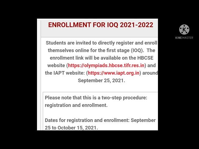 HBCSE,NSE,IOQM/B/P/A/C,IOI, ZIO,ZCO Olympiads 2021 Enrollment!!