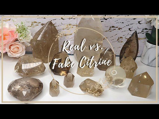 Crystal Corner  | Real vs. Fake Citrine | How to spot fakes