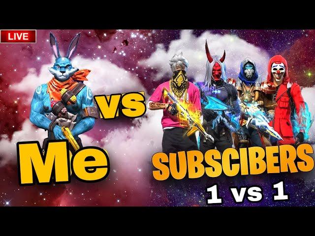 1 vs 1 subscribers️ #freefirelive #live #priyanshurawat