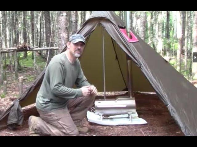 OneTigris Smokey Hut  Teepee, DIY STOVE JACK AND STOVE SET UP