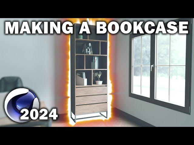 Cinema 4d 2024: How To Model A Bookcase