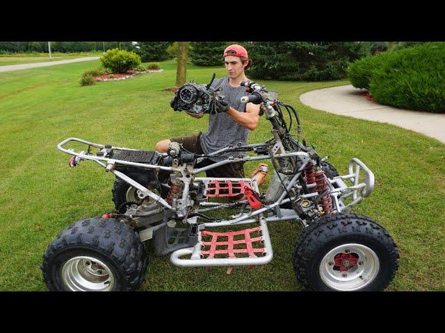 Honda 400ex Full Engine Rebuild |Tearing The Quad Down