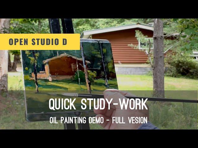 Quick Study-Work. Learn landscape oil painting with Vlad Duchev