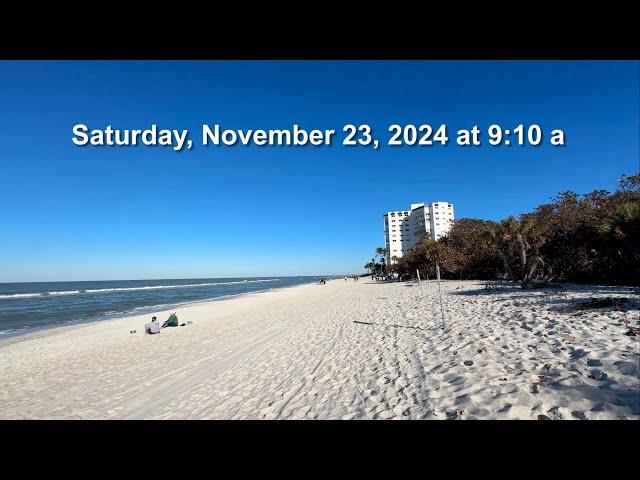 Robb’s Saturday Morning Beach Report for North Naples, Florida (11/23/24)