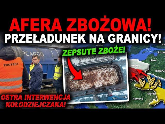 OGROMNY TRANSPORT ZBOŻA Z UKRAINY ODKRYTY PRZEZ ROLNIKÓW!