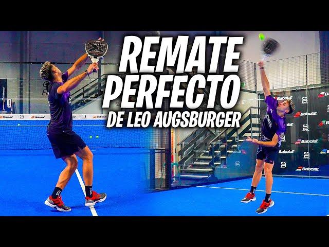 APRENDE el REMATE de PÁDEL con LEO AUGSBURGER - Tutorial Rematar Perfecto