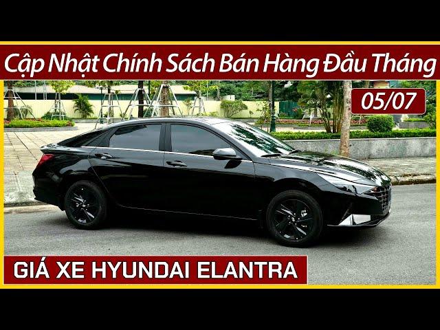 Giá xe Hyundai Elantra đầu tháng 07. Chỉ hơn 550 triệu. Cập nhật lăn bánh và trả góp mới nhất.