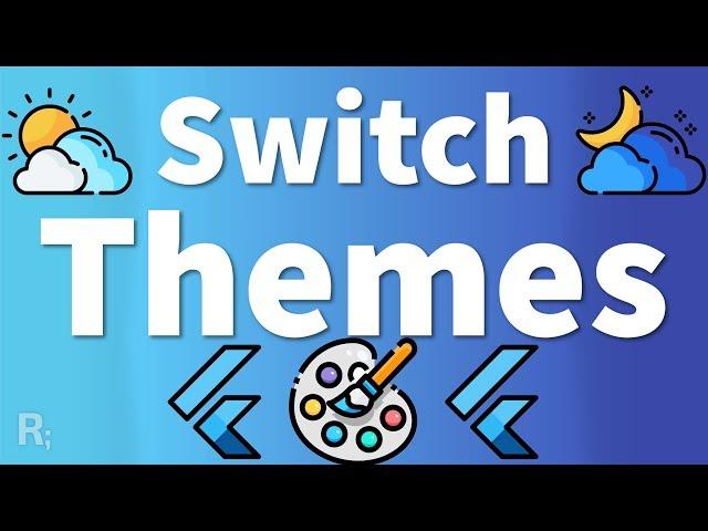 Switch Themes with Flutter Bloc - Dynamic Theming Tutorial (Dark & Light Theme)