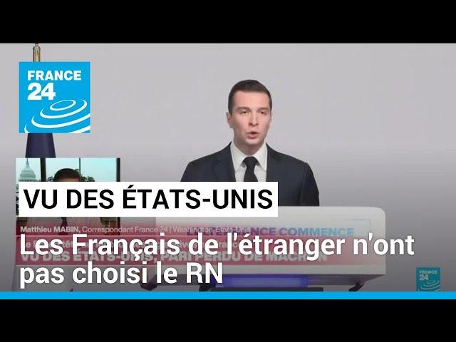 Les législatives françaises vues des États-Unis • FRANCE 24