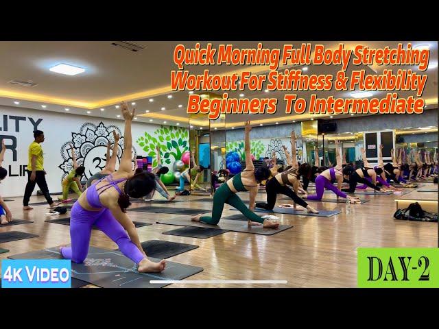 DAY-2 Quick Morning Full Body Stretching For Stiffness & Flexibility | Master Ranjeet Singh Bhatia |