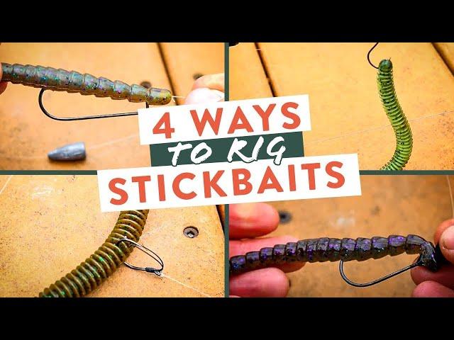 Stick Baits & Soft Plastic Worms: 4 Techniques You NEED to Master