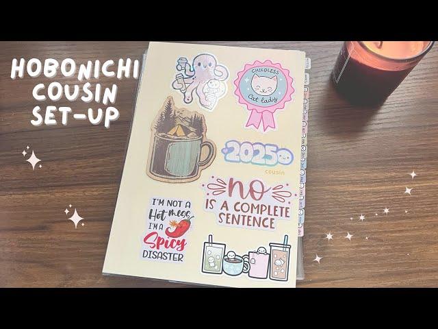 2025 Hobonichi Cousin Planner Setup (part 2) | Functional Planning In My Hobonichi Cousin