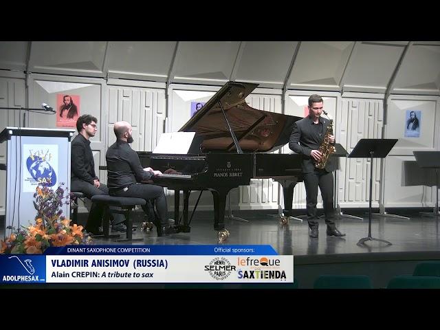 Vladimir Anisimov (Russia) - A tribute tu sax by Alain Crepin  (Dinant 2019)