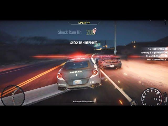 "One Epic Gateway Racer Takedown with Ferrari Cop Car - NFS Rivals PS5 Gameplay!"