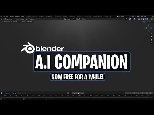 A.I Companion For Blender Now Free For 24hrs!