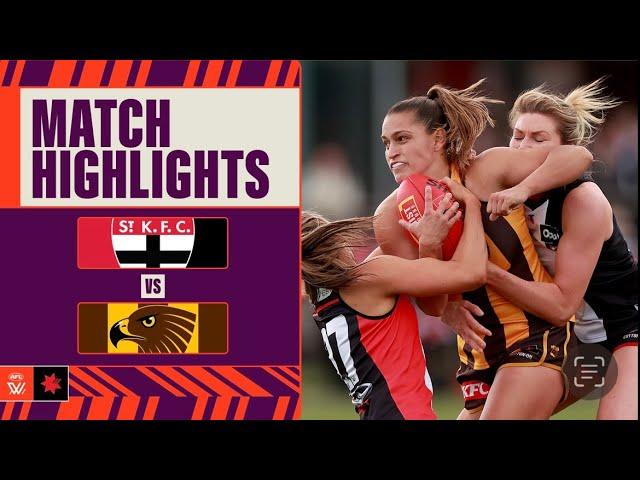 St Kilda v Hawthorn Highlights | Week Four, 2024 | AFLW