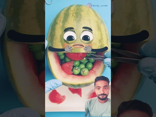 Watermelon have baby #animation #cartoon #story #satisfying #funny #shorts