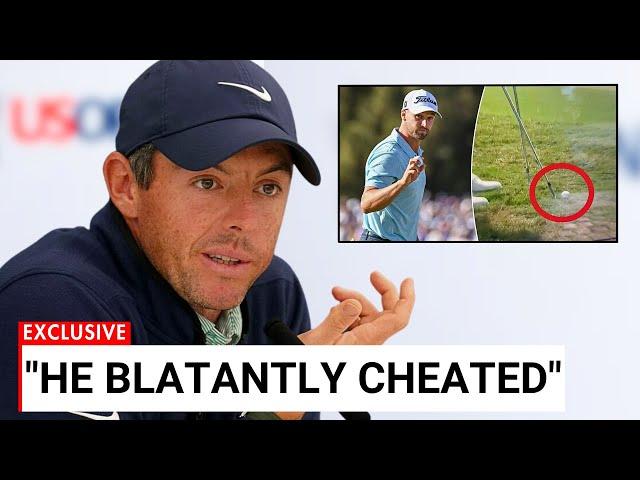 Rory McIlroy Reacts To Wyndham Clark CHEATING In US Open