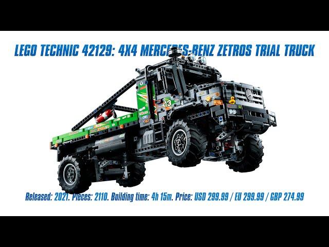 LEGO 42129: 4x4 Mercedes-Benz Zetros Trial Truck: In-depth Review, Speed Build & Parts List