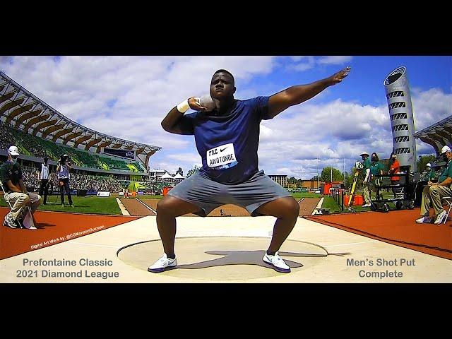 Complete Men's Shot Put.  Prefontaine Classic. Diamond League. Hayward Field, Eugene, OR, USA. 8/21.