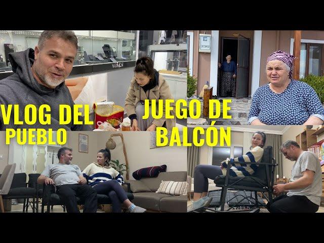 COMER EN LA TIENDA DE TURCO ! CONJUNTO DE SENTADO PARA BALCÓN ! VLOG DEL PUEBLO ! FELİX