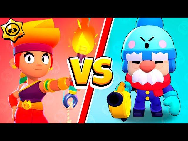 ТЕСТ КТО СИЛЬНЕЕ! АМБЕР ПРОТИВ ГЕЙЛА В BRAWL STARS