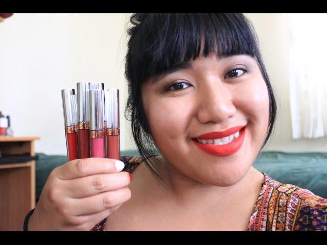 Anastasia Beverly Hills Liquid Lipstick Swatch + mini review @tracyannx3