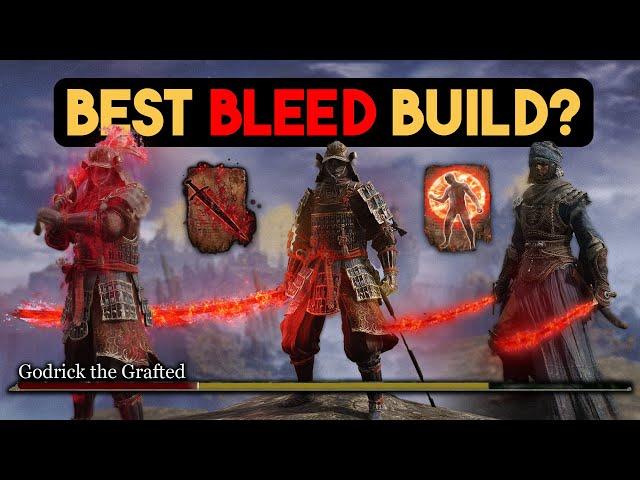 3 INSANE OP Bleed Builds EARLY Game - Uncut Guide - Elden Ring DLC Builds (Patch 1.10)